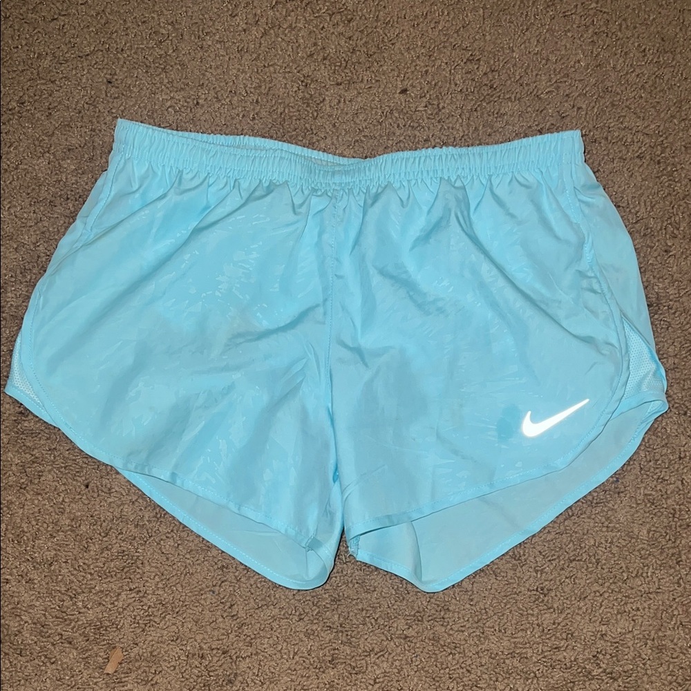 Nike Women's Light Blue Running Shorts